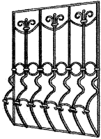 Кованая решетка РК-19